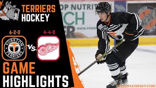 GAME HIGHLIGHTS Yorkton Terriers 4 at Weyburn Red Wings 6 [upl. by Gerik]