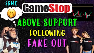 GameStop Stock GME Above Support Following Fake Out [upl. by Innek957]