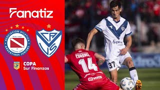 Argentinos Juniors 02  04 Velez Sarsfield Game Highlights  CopaSurFinanzas 2024 [upl. by Sapphira]