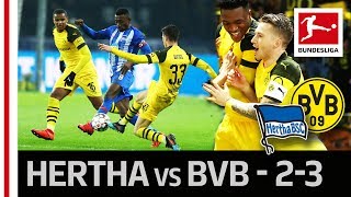 Hertha Berlin vs Borussia Dortmund I 23 I Reus LastMinute Goal Secures BVB Comeback [upl. by Eirbua]