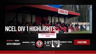 Wombwell Town FC Vs Horbury Town FC 200224 [upl. by Celtic]