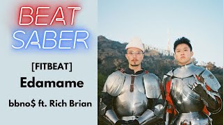 FITBEAT Edamame  bbno ft Rich Brian  Beat Saber [upl. by Telrats]