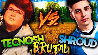 ¿QUIEN ES EL MEJOR JUGADOR DE PUBG DEL MUNDO TECNOSH vs SHROUD [upl. by Farrica928]