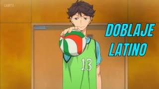 Voz de Toru Oikawa  Haikyuu DOBLAJE LATINO [upl. by Sillihp]