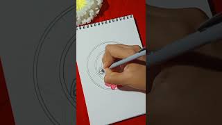 Mandala art stroke art comment name india [upl. by Baillieu100]