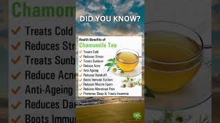 Health Benefits of Chamomile Tea [upl. by Sean]