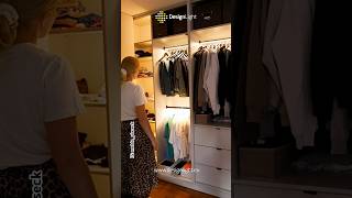 LED lighting for the wardrobe  Design Light wwwdesignlighteu led furniture [upl. by Nref70]