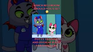 🤔 CAN KITTY FIND THE RIGHT RESTROOM 🚽🐾 POTTY TRAINING FUN FOR KIDS 😻 [upl. by Nashoma]