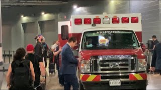 Billy Joe Saunders In A Ambulance After Canelo Makes Him Quit [upl. by Drape758]