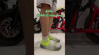 Adidas adilette 22 silver green [upl. by Callista558]