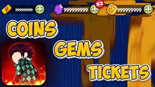 Get Unlimited Coins Gems and Tickets in Stick Demon Shadow Fight [upl. by Pavier]