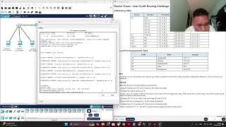 451 Packet Tracer  interVLAN Routing Challenge  ILM [upl. by Jamesy]