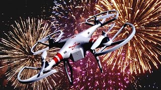 Drone Inside Fireworks [upl. by Luigi624]