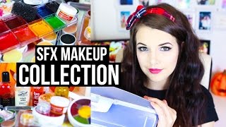 WHATS IN MY SFX MAKEUP COLLECTION [upl. by Chemaram408]