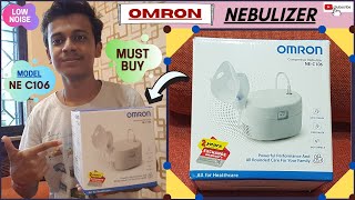 Omron NE C106 Ultra Compact amp Low Noise Compressor Nebulizer Unboxing [upl. by Mellicent]