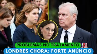 💥AS FILHAS DE ANDRÉ DE YORK CAUSAM IMPACTO COM CONFIRMAÇÃO DE KATE MIDDLETON WILLIAM CANCELATROOPING [upl. by Yevoc892]