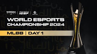 🔴 LIVE  IESF WEC 2024  MLBB DAY 1  Bahasa Melayu [upl. by Kera]