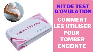 Test dovulation Comment les utiliser pour connaître votre période fertile et tomber enceinte [upl. by Kisung]