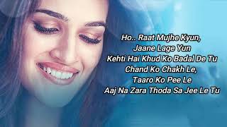 kriti sanon  Heropanti  Raat Bhar  Tiger Shroff  Arijit Singh Shreya Ghoshal [upl. by Trimmer311]