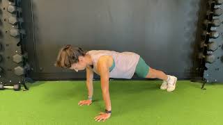 How to do Scapula Push Up [upl. by Bucher]