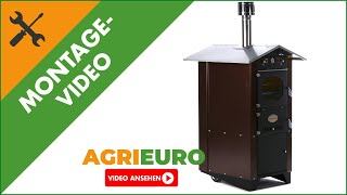 Montagevideo Holzbackofen für den Außenbereich Rossofuoco Garden 80 Plus [upl. by Nale868]