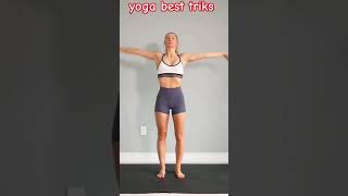 Beginners Morning Yoga Routine  Yoga with Adriene Inspired 🌅 shorts viral [upl. by Noby]