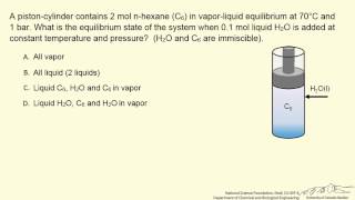 Add Water to Hexane at Constant Pressure Interactive [upl. by Kallick]