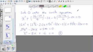 Equations of Circles  Example [upl. by Seiden275]