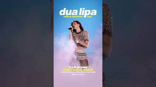 Official Radical Optimism Tour Commercial 🌊😍✨ dualipa ytshorts trending subscribe viralvideo [upl. by Garzon]