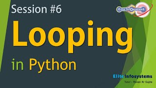 Session 6 Loopins in Python [upl. by Swisher]