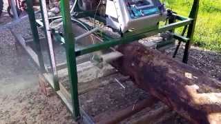 Homemade chainsaw mill Part 4 of 6 [upl. by Fabian]