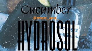 How to make Hydrosol Diy Cucumber water By MONARA [upl. by Ynnig]