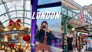 LONDON VLOG  exploring the city hidden gems cable car museums amp covent garden [upl. by Gibb]