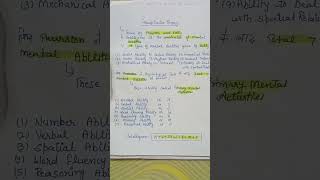 cdp Group factor Theory Intelligence Group factor Theory htet ctet tet intelligence [upl. by Shoifet]