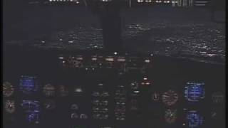 POUSO NOTURNO CONGONHAS  BOEING 737300 [upl. by Adnulahs612]