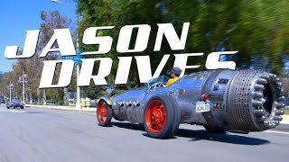 What Its Like To Drive A HandBuilt Rocket Car  Jason Drives [upl. by Airliah]