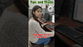 what is use of subscript in ms word computer shortcutkeys tipsandtricks [upl. by Tremayne]