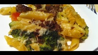 Der High Carb Fitness Nudel Auflauf  Fitnessrezept [upl. by Stephens]