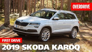 2019 Skoda Karoq  First Drive Review  OVERDRIVE [upl. by Nywles]