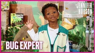 Jennifer Hudson Meets a 4YearOld Bug Expert [upl. by Leacim]