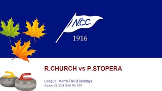 🥌 NCC League Mens Fall Tuesday  RCHURCH vs PSTOPERA [upl. by Oakleil]