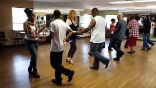 Chicago Style Steppin Class in Kansas City Basic Turns [upl. by Centonze640]