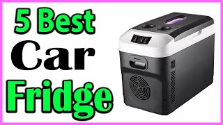 TOP 5 Best Car Fridge Review 2024 [upl. by Aklam]