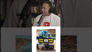 Driving a semi truck is not the same as driving a dump truck Trucking Podcast [upl. by Aicila]