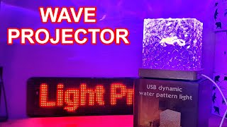 Ocean Wave Projector Light Aurora Glow Lamp3D Tesseract Lamp [upl. by Goody]