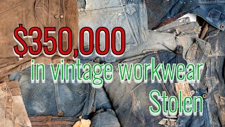 350000 in Vintage Workwear stolen  Hellers Cafe Podcast clip [upl. by Valorie540]