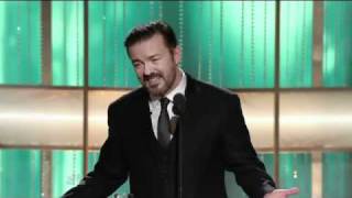 Ricky Gervais Opening Monologue  Golden Globes 2011 [upl. by Dat]