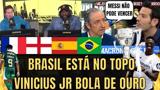 Tv Francesa Inglesa E Espanhola Falam De Vinicius Jr Bola De Ouro Endrick e Real Madrid [upl. by Flynn]