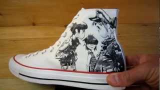 Gorillaz Converse White with 2D [upl. by Ahsikrats62]