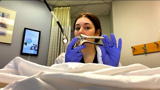 ASMR Seeing the GynecologistTeenage Visit  Soft Spoken BreastPelvic Exam Real Office [upl. by Teece]